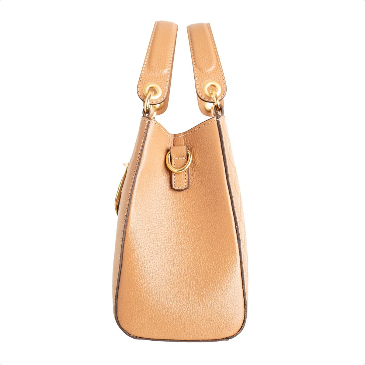 Bolsa Estruturada Dm Matelassê Nude Bege 4