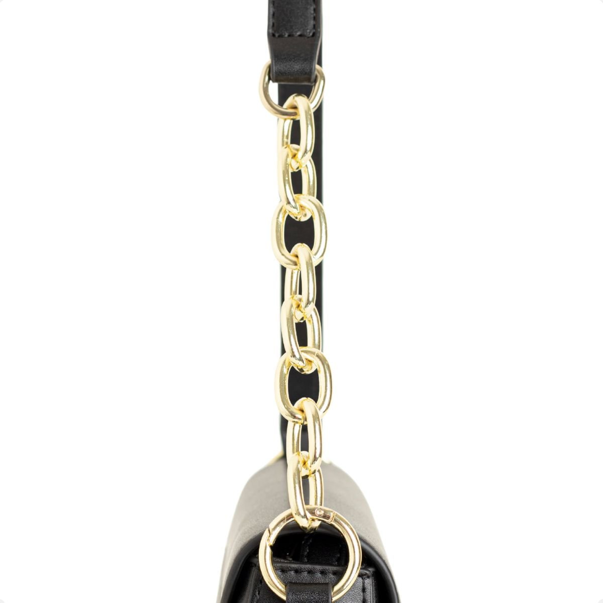 Bolsa Shoulder Preta Dm Preto 7