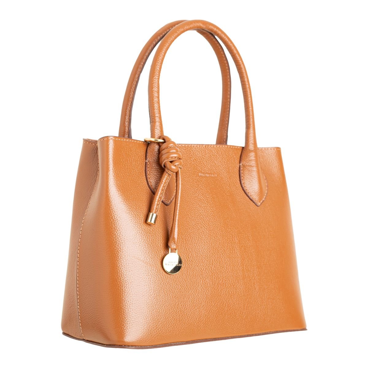 Bolsa Estruturada Dm Charm Caramelo Marrom 2