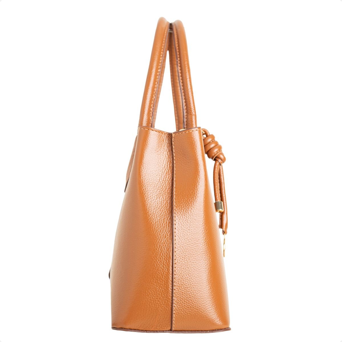 Bolsa Estruturada Dm Charm Caramelo Marrom 4