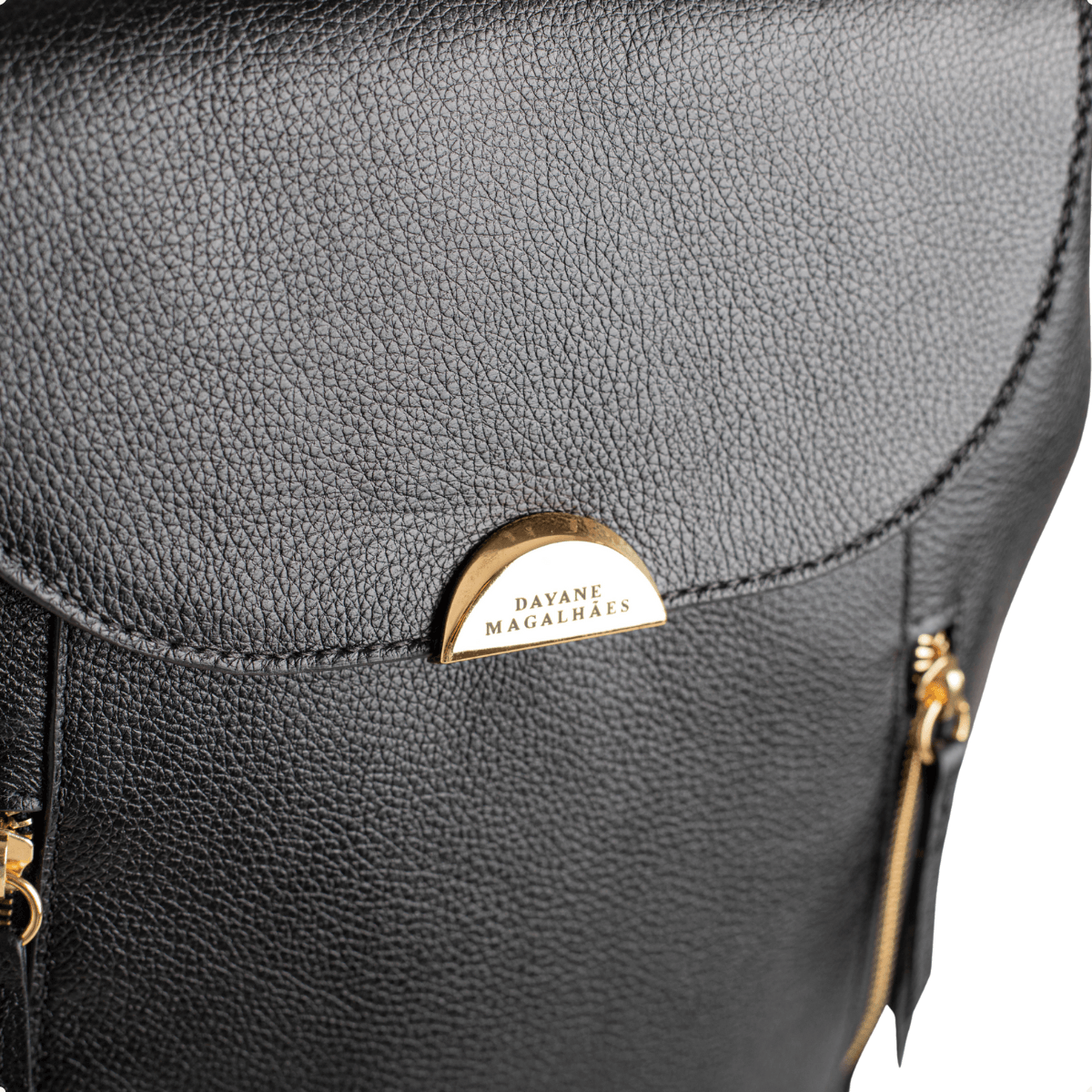 Mochila Dm Preta Média Preto 3