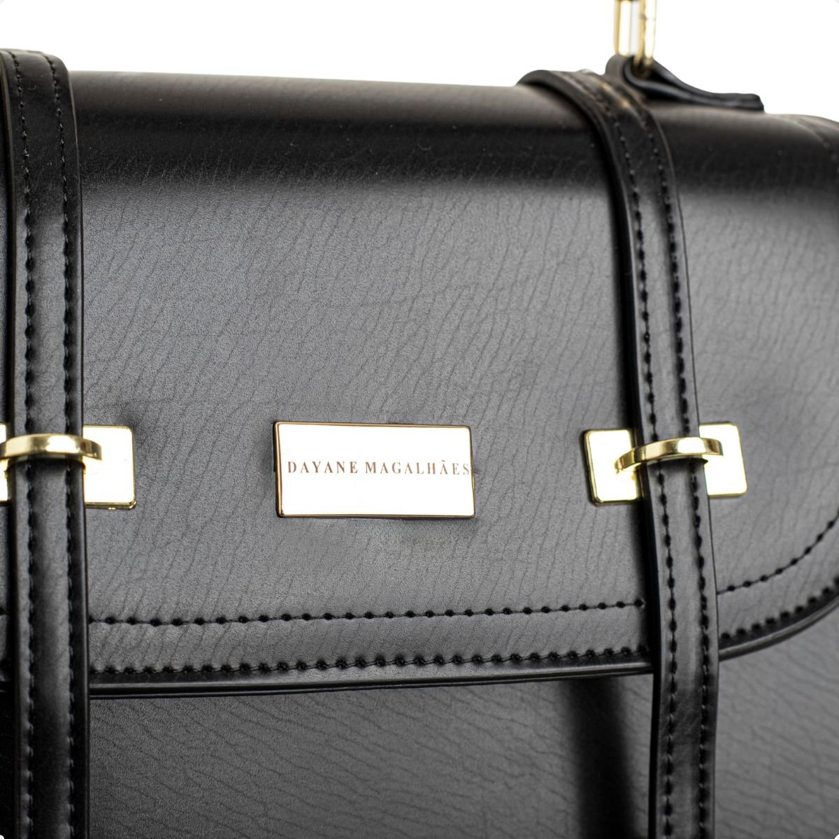 Bolsa Estruturada Preta Dm Preto 3