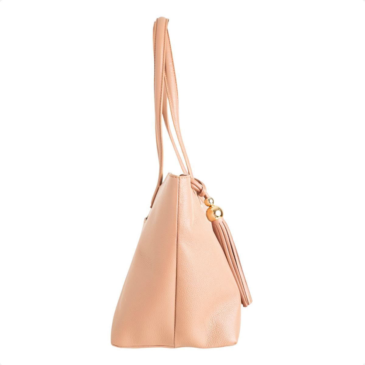 Bolsa Tote Dm Tassel Nude Mocacchino 4