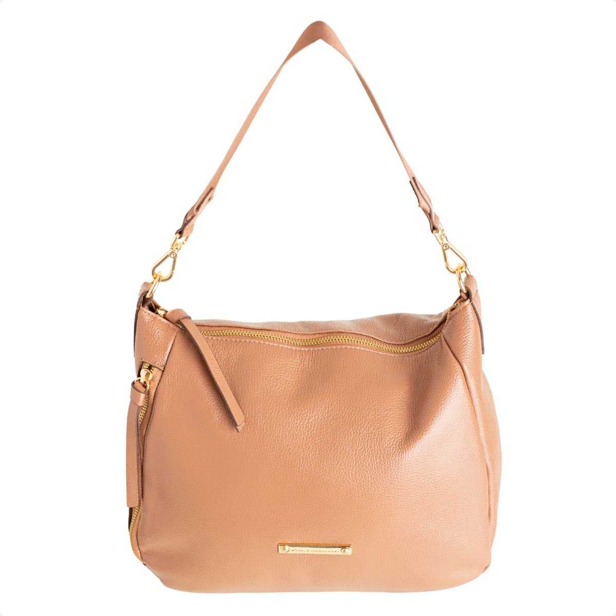 Bolsa Shoulder Dm Soft Nude Bege 6