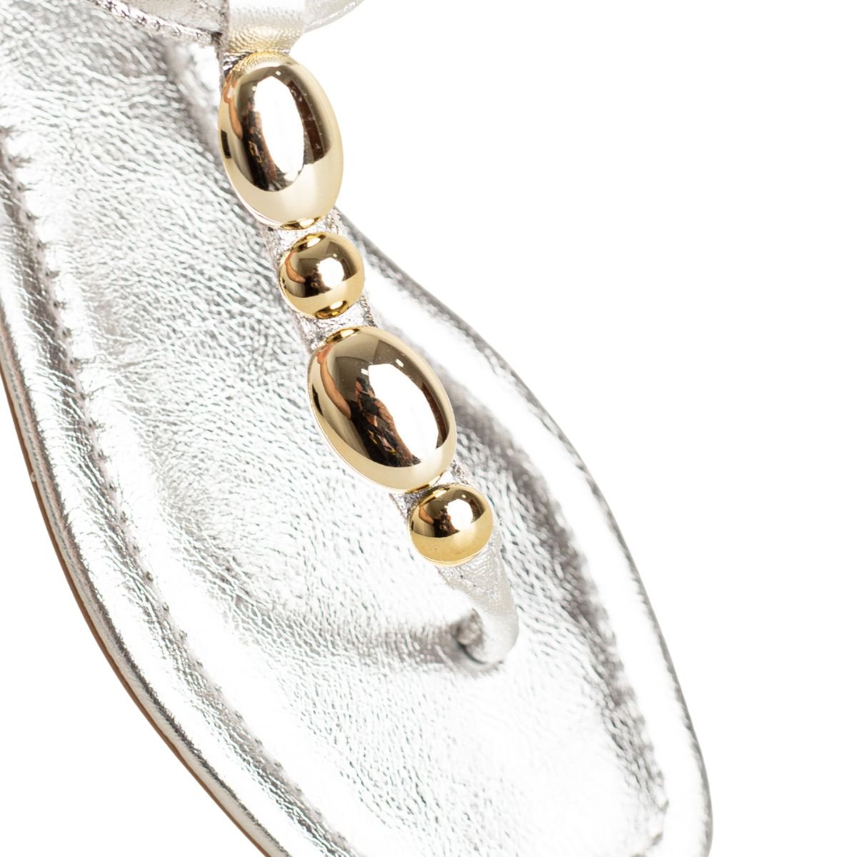 Sandália Rasteira Dm Lumi Prata Prata 3