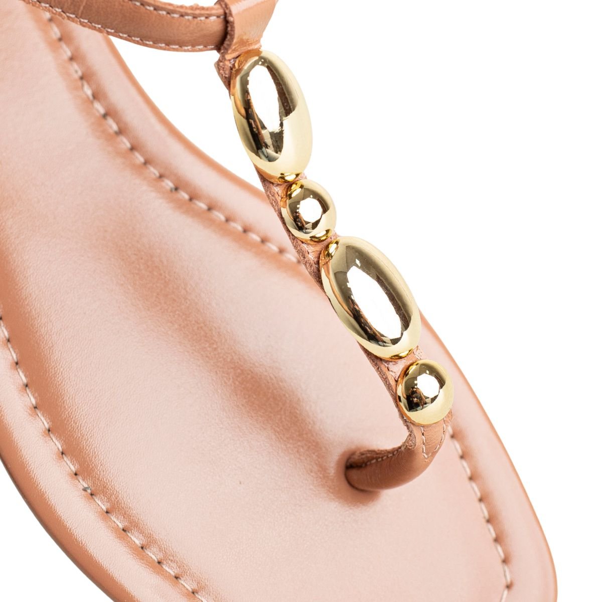 Sandália Rasteira Dm Lumi Nude Bege 3