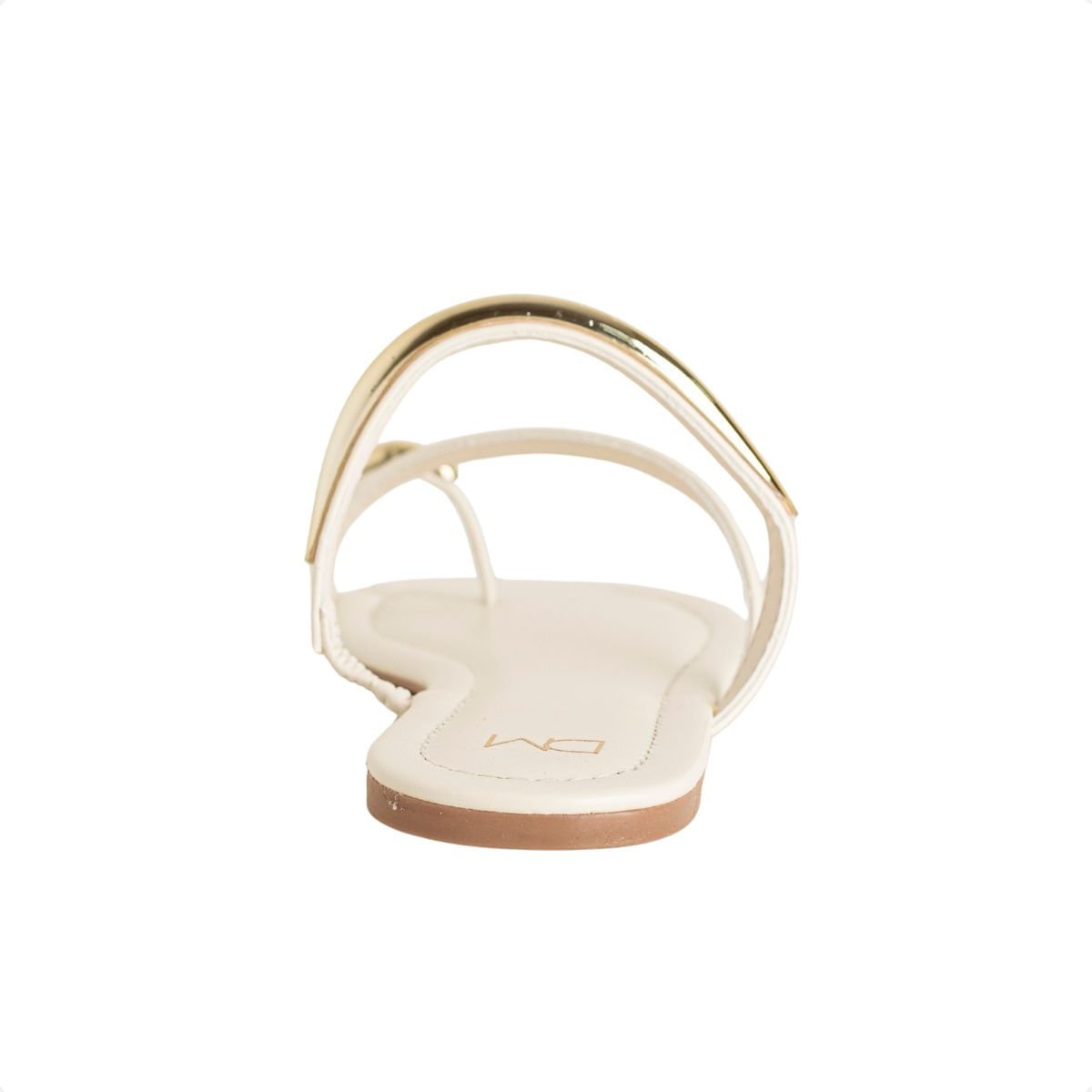 Tamanco Rasteiro Vittoria Dm Branco Marfim 4