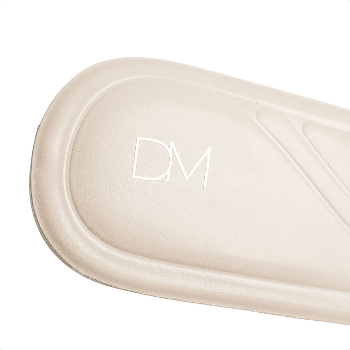 Tamanco Rasteiro Dm Nice Off White Branco 7