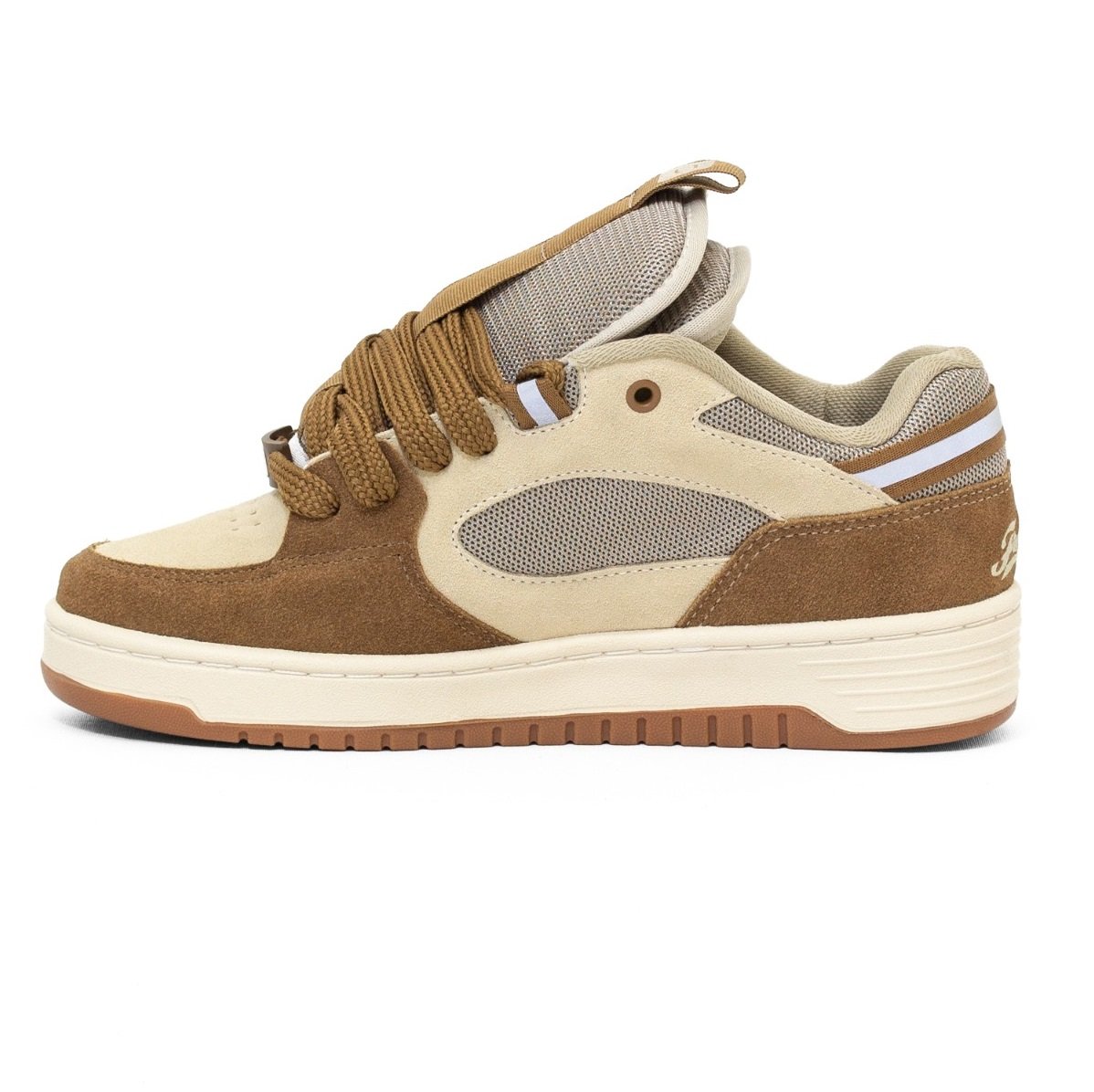 Tenis Freeday Switch FR21012 Camurca - Cognac/DarkBege Bege 2