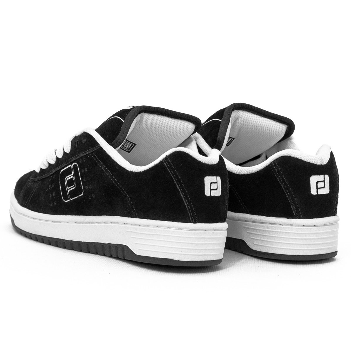 Tenis Freeday Jab FR25010 Camurca - Preto-Branco Preto 5