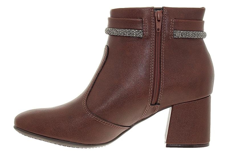 Bota Feminina Beira Rio Genebra 9076-107 Cafe Marrom 3