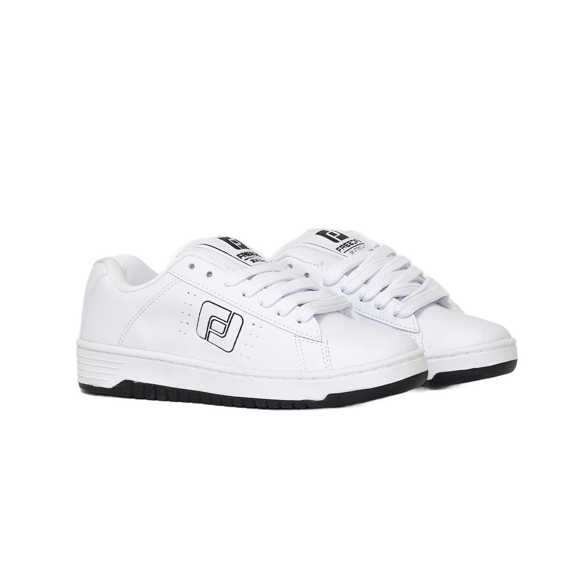 Tenis Freeday Jab S FR25025 - Preto-Branco Branco 4