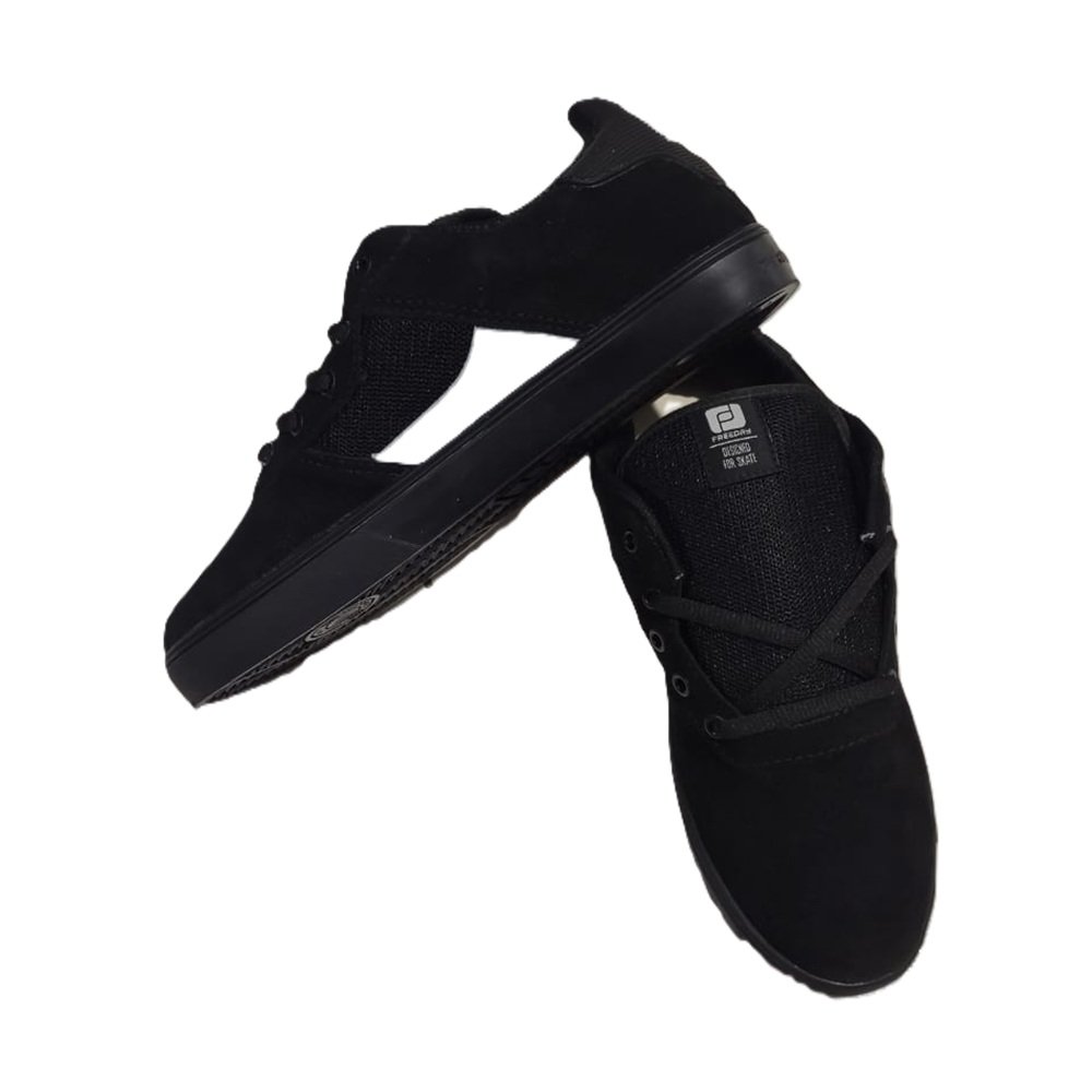 Tenis Freeday Enter FR2010 Camurca - Preto-Reflet-Preto Preto 2