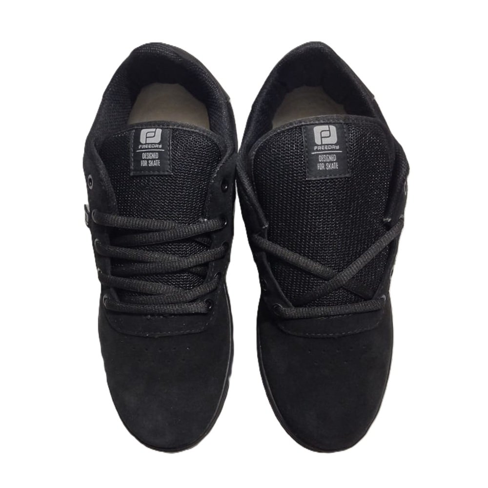 Tenis Freeday Enter FR2010 Camurca - Preto-Reflet-Preto Preto 4