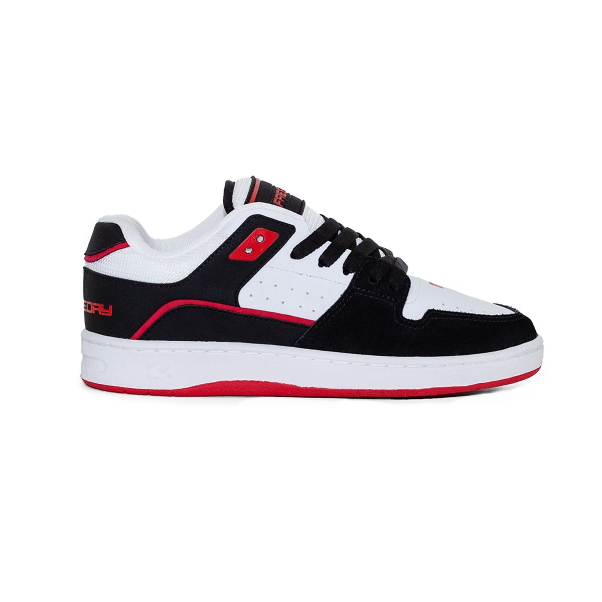 Tenis Freeday Heart II FR35004 - Preto-Branco-Vermelho Preto 1