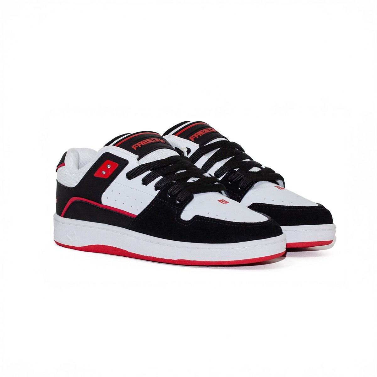 Tenis Freeday Heart II FR35004 - Preto-Branco-Vermelho Preto 5