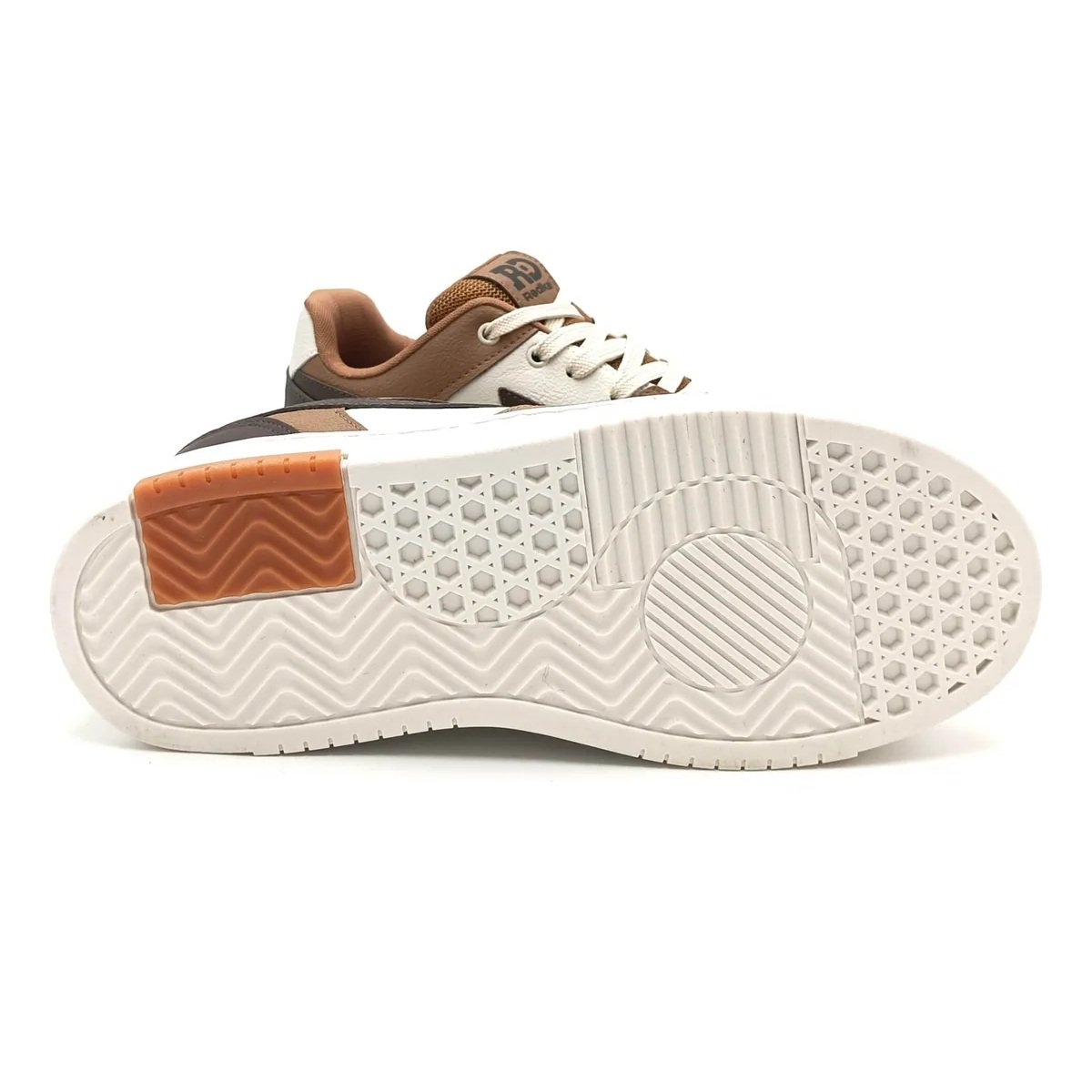 Tenis Redikal RKT543-01 - Caramelo/Off White/Cafe Marrom 3