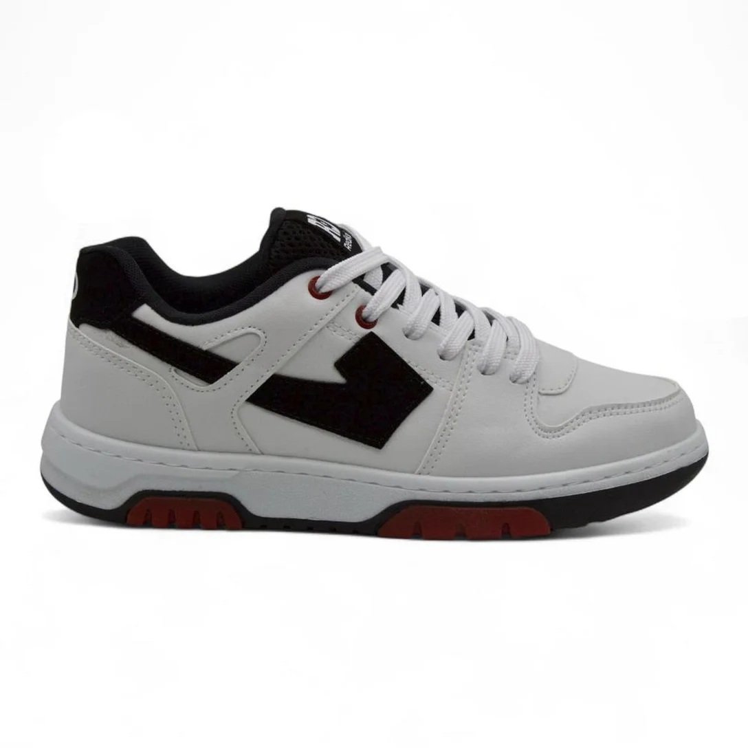 Tenis Redikal RKT513-09 - Branco/Branco/Preto