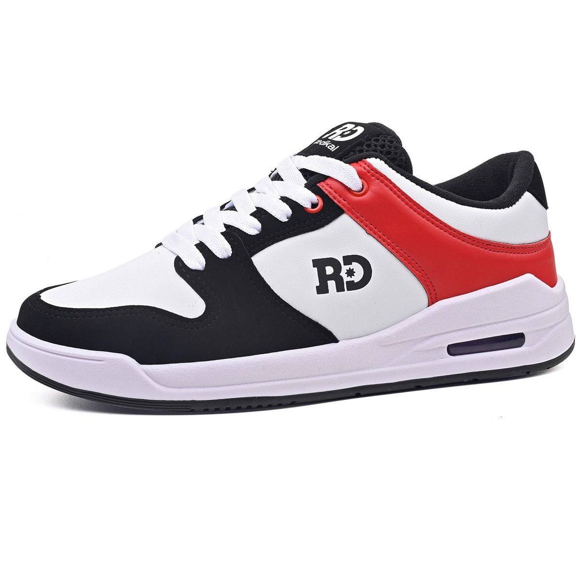 Tenis Redikal RKT534-02 - Preto/Branco/Vermelho