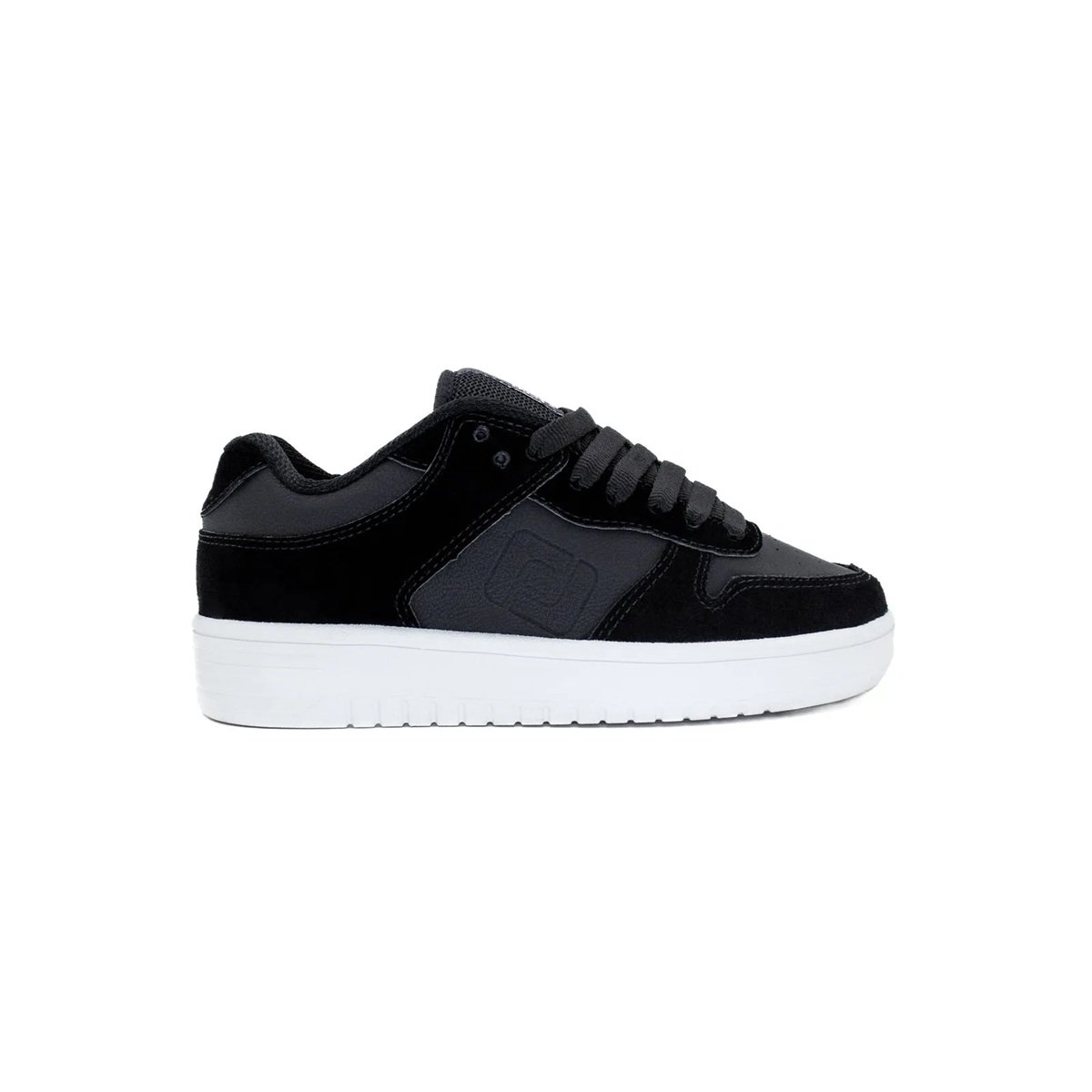 Tenis Freeday Grandir OX FR22004 Camurca - Preto-Preto-Branco
