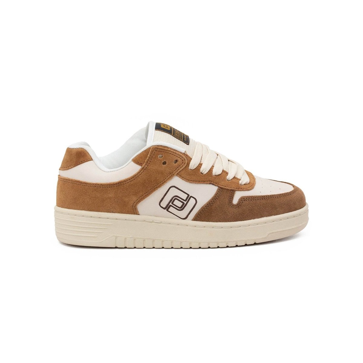 Tenis Freeday Grandir OX FR22014 Camurca - Camel/Cognac