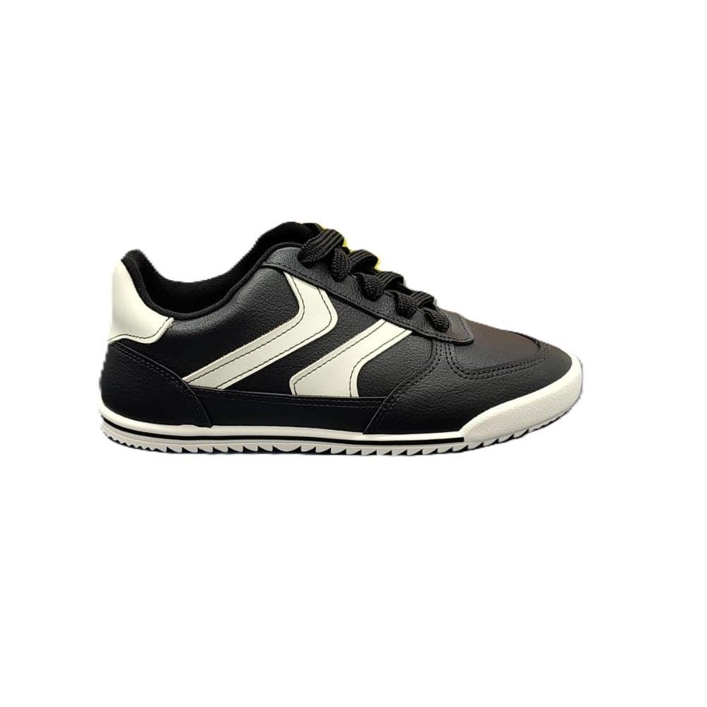 Tênis Casual Feminino Moleca Napa 5818.101 Preto 1