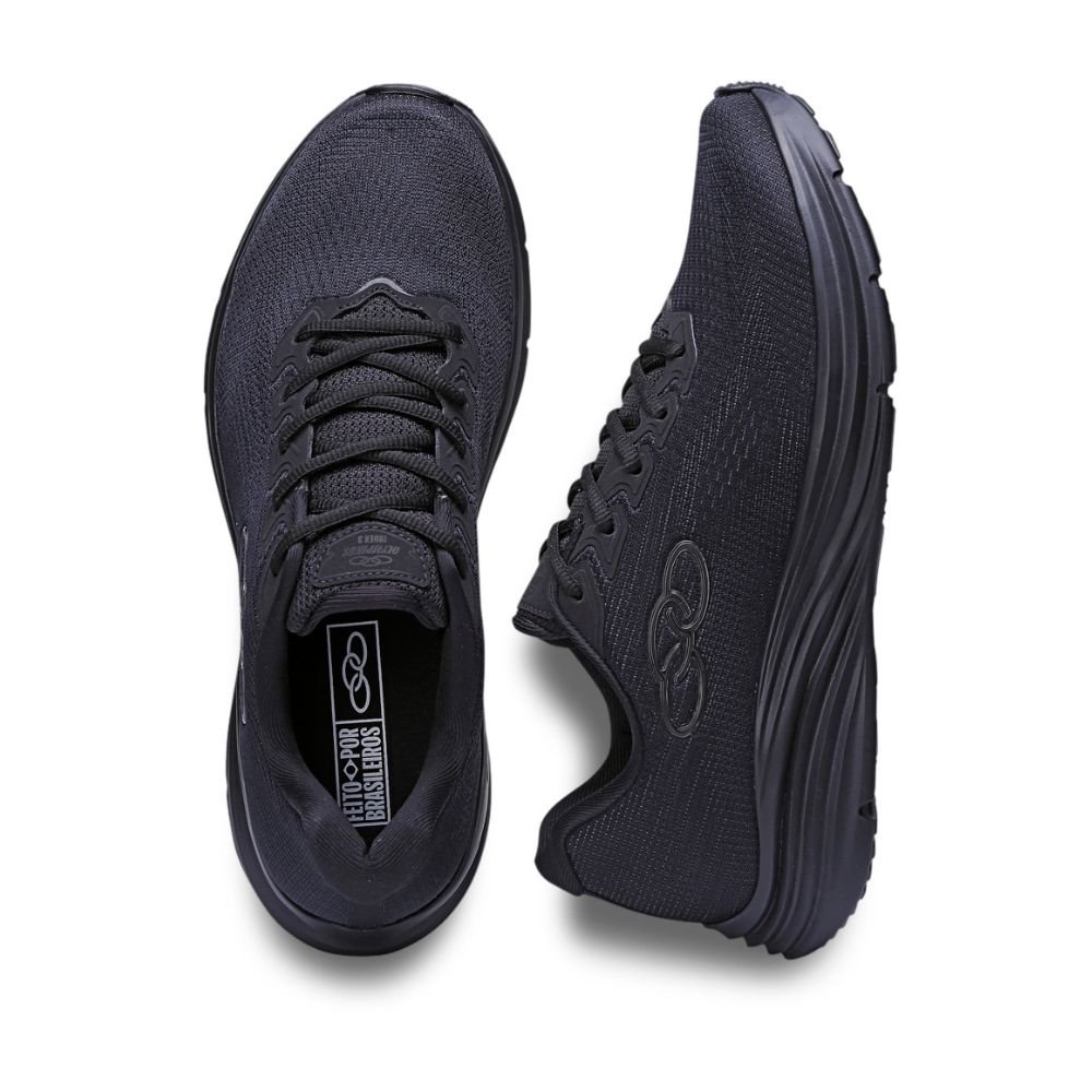 Tênis Running Masculino Olympikus Index 3 Preto Preto 2