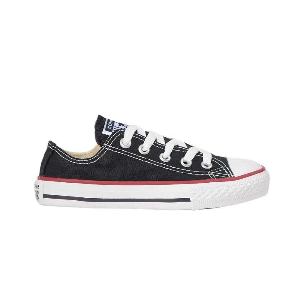 Tênis Casual Infantil Converse Chuck Taylor All Star Preto Vermelho Multicores 4