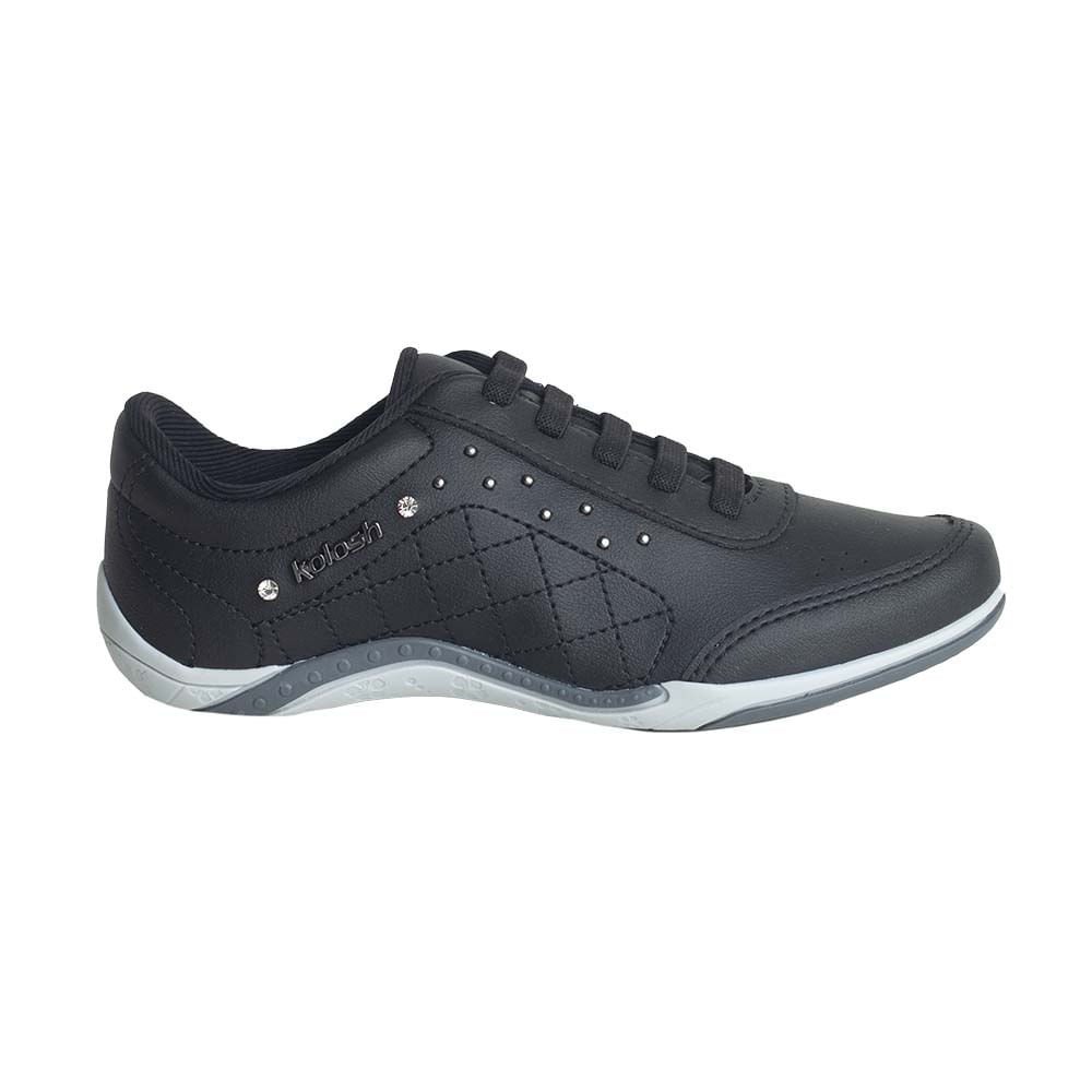 Tênis Moda Feminino Adulto Kolosh Preto Preto 5