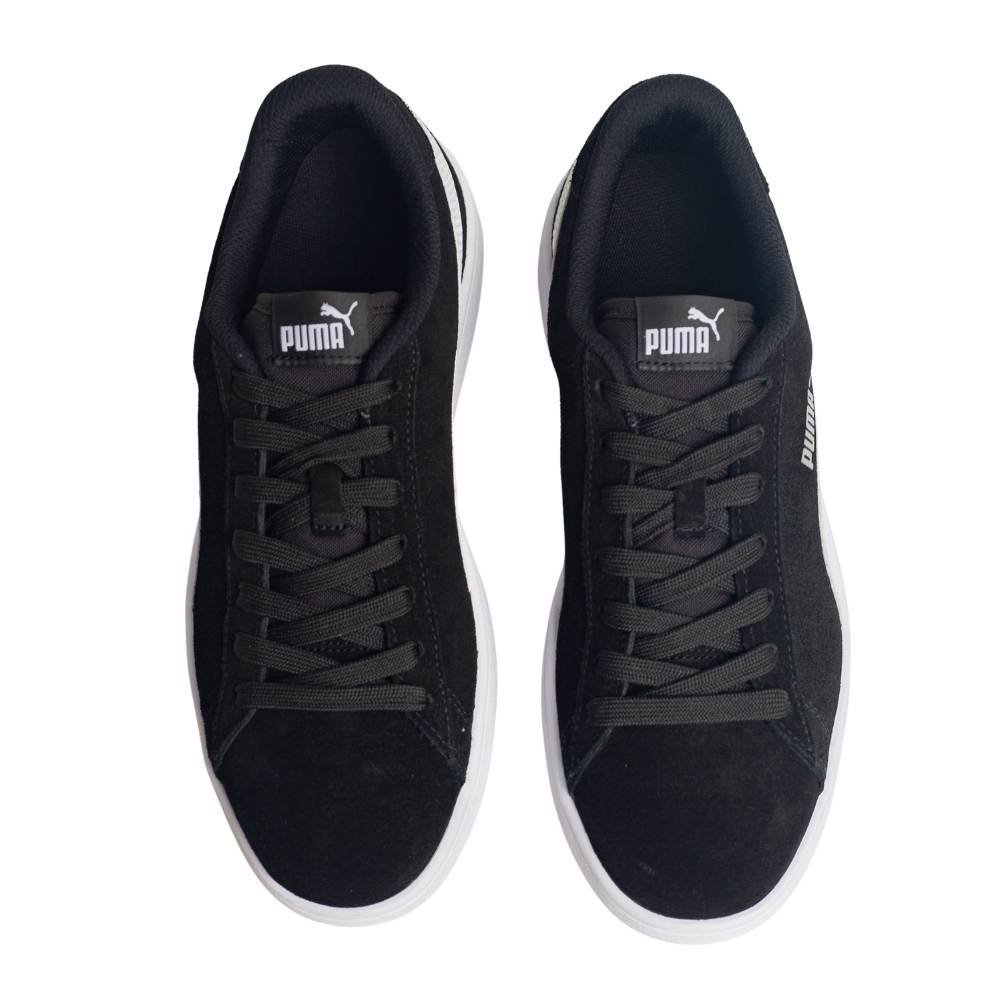 Tênis Masculino Adulto Casual Puma Smash V2  Preto Azul 2