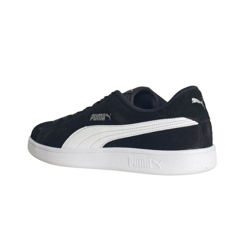Tênis Masculino Adulto Casual Puma Smash V2  Preto Azul 4