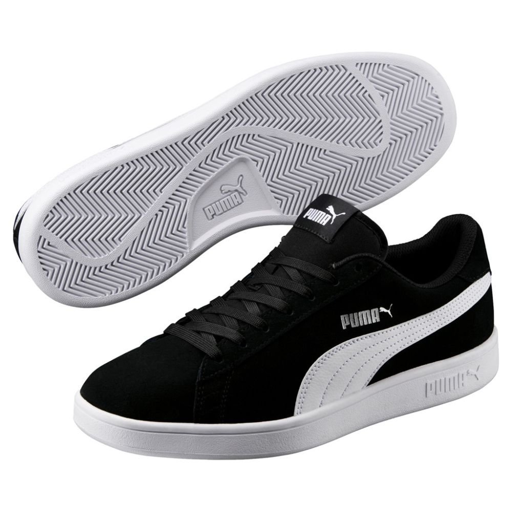 Tênis Masculino Adulto Casual Puma Smash V2  Preto Azul 5