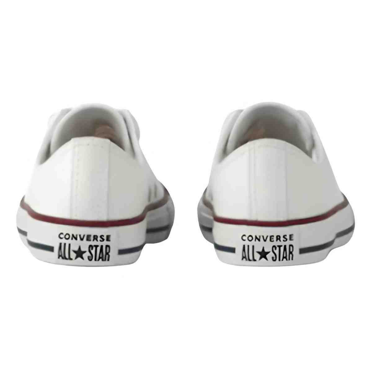 Tênis Infantil Casual Converse Chuck Taylor All Star Juvenil Branco Branco 7