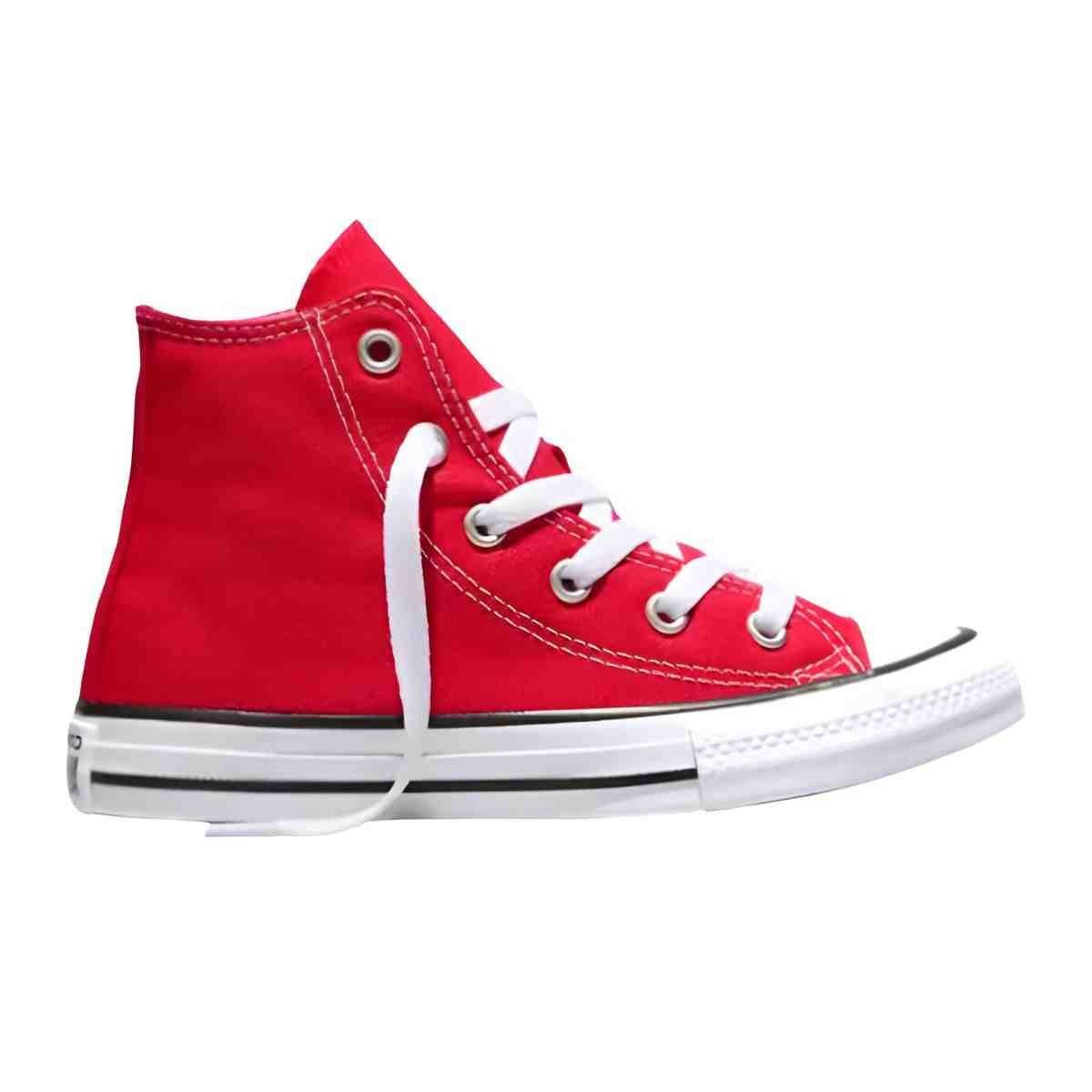 Tênis Juvenil Casual Converse Chuck Taylor All Star Canvas Vermelho
