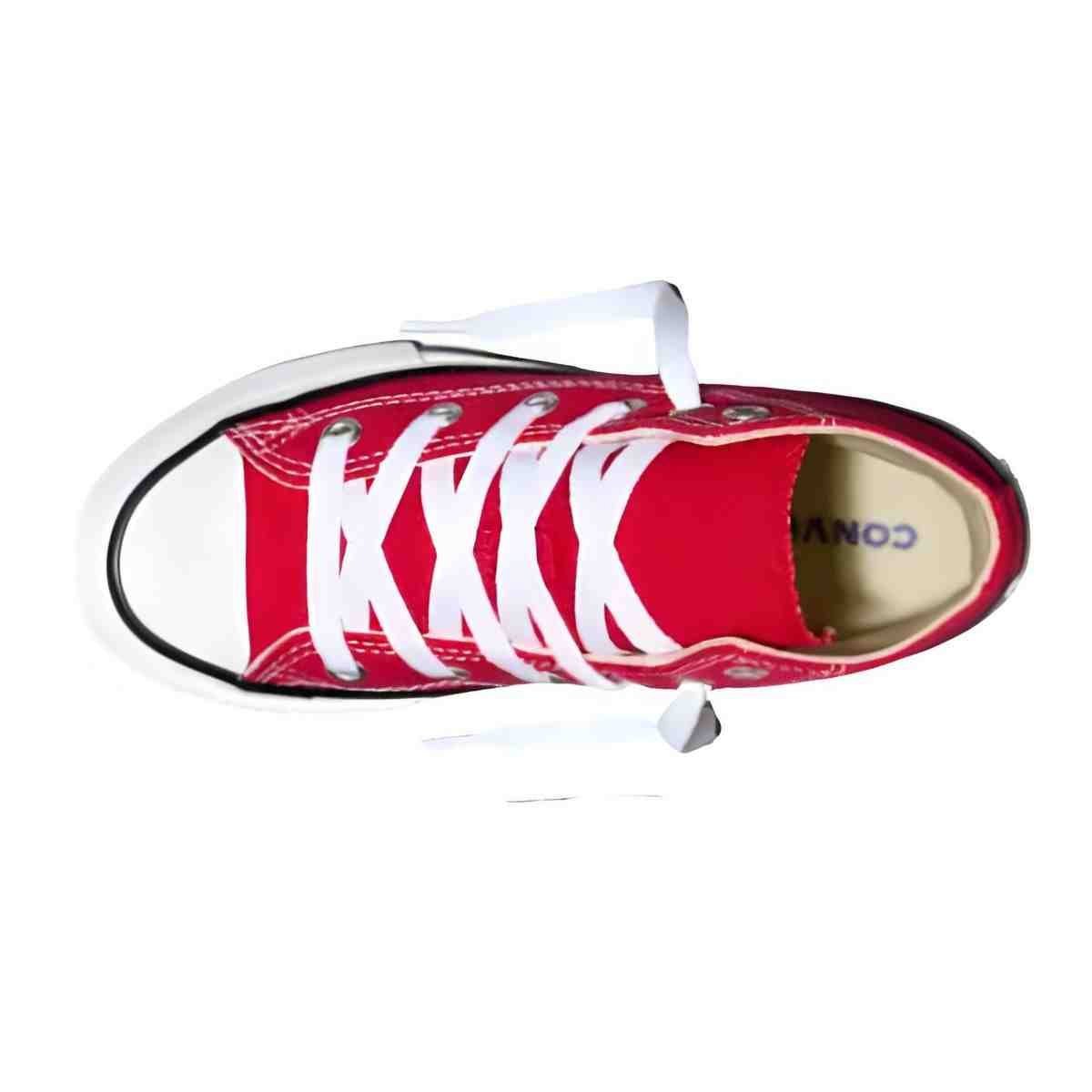 Tênis Juvenil Casual Converse Chuck Taylor All Star Canvas Vermelho Vermelho 6