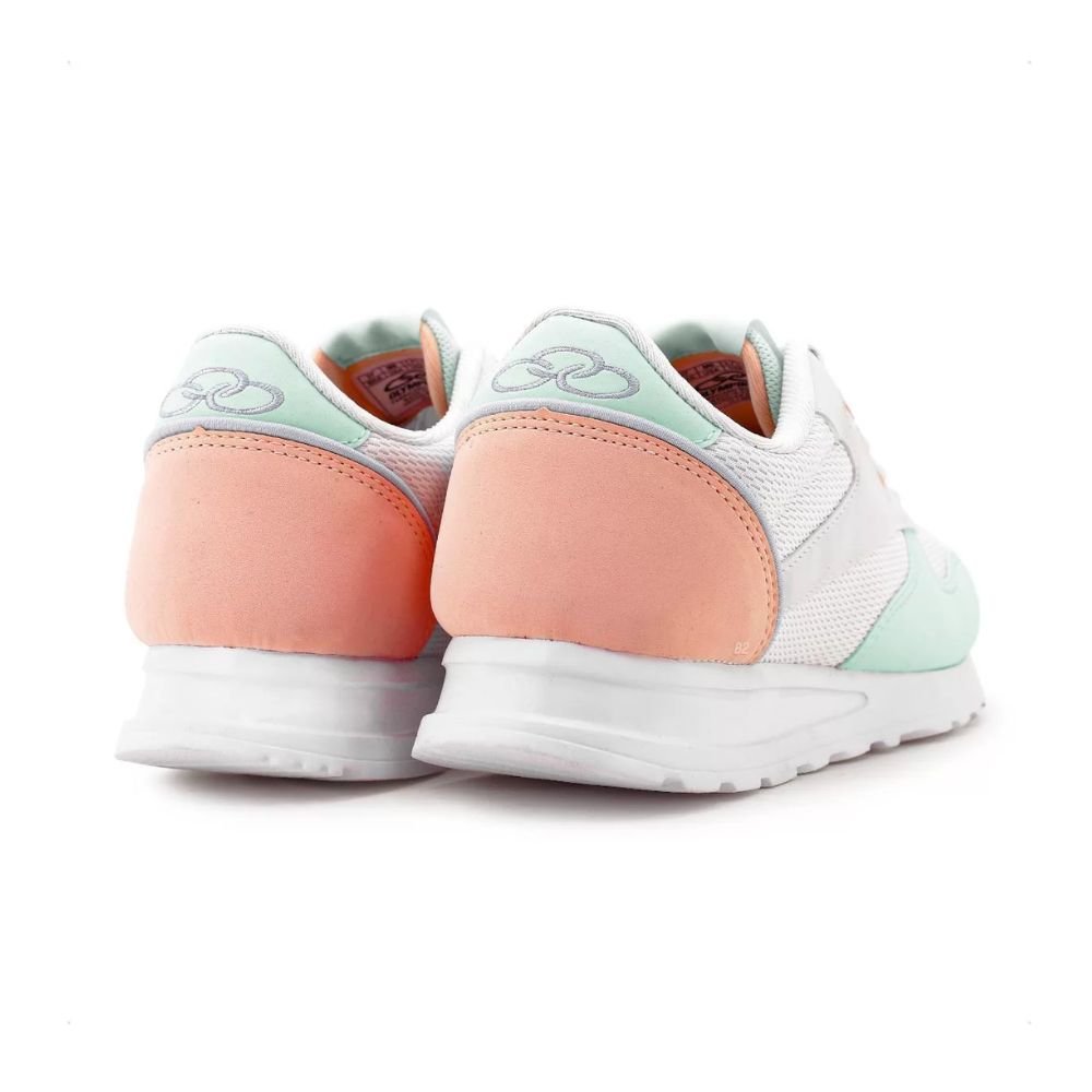 Tênis Casual Feminino Olympikus Jogging 101 Branco Branco 3