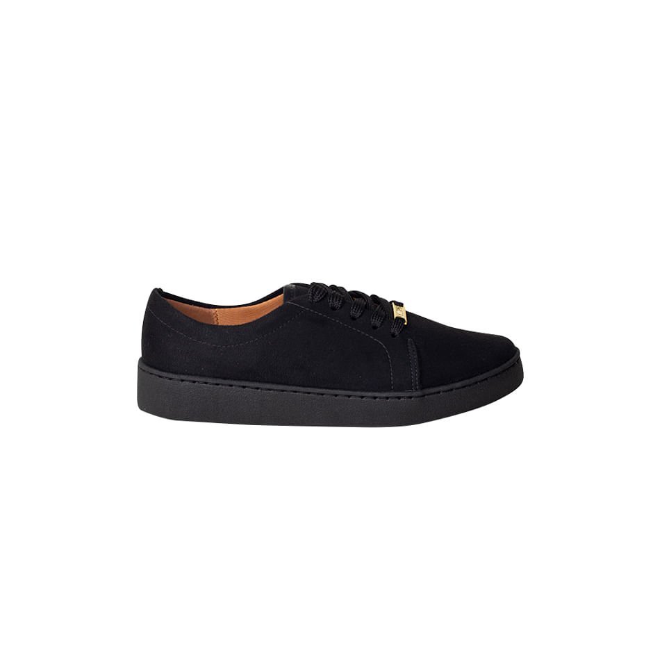 Tênis Moda Casual Feminino Vizzano Preto Preto 5
