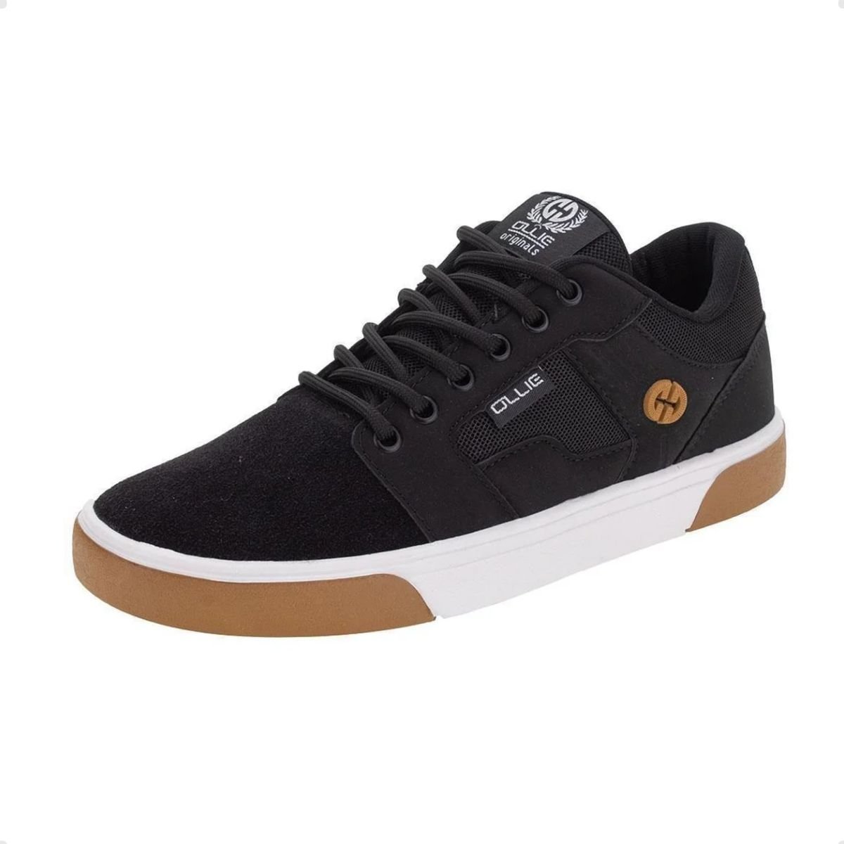 Tênis Casual Masculino Ollie Plazza Preto 2