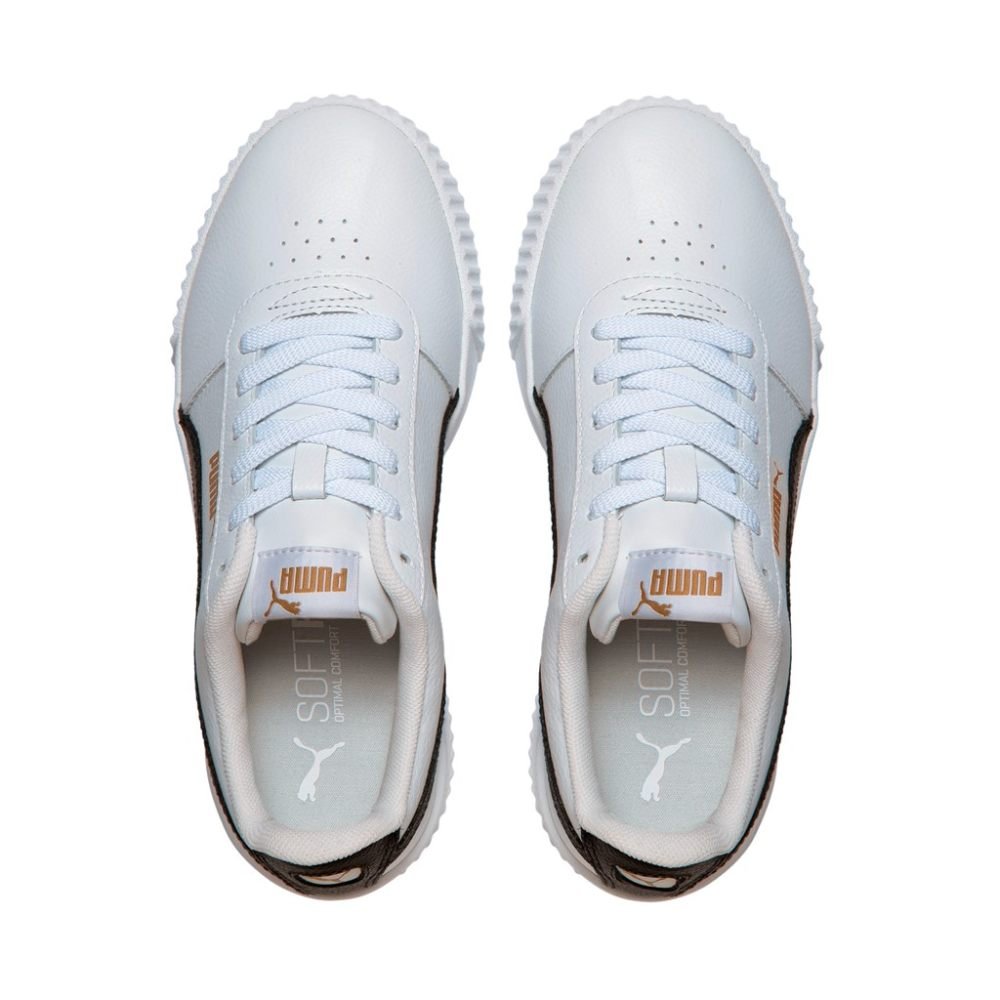 Tênis Casual Feminino Puma Carina L Branco Branco 2