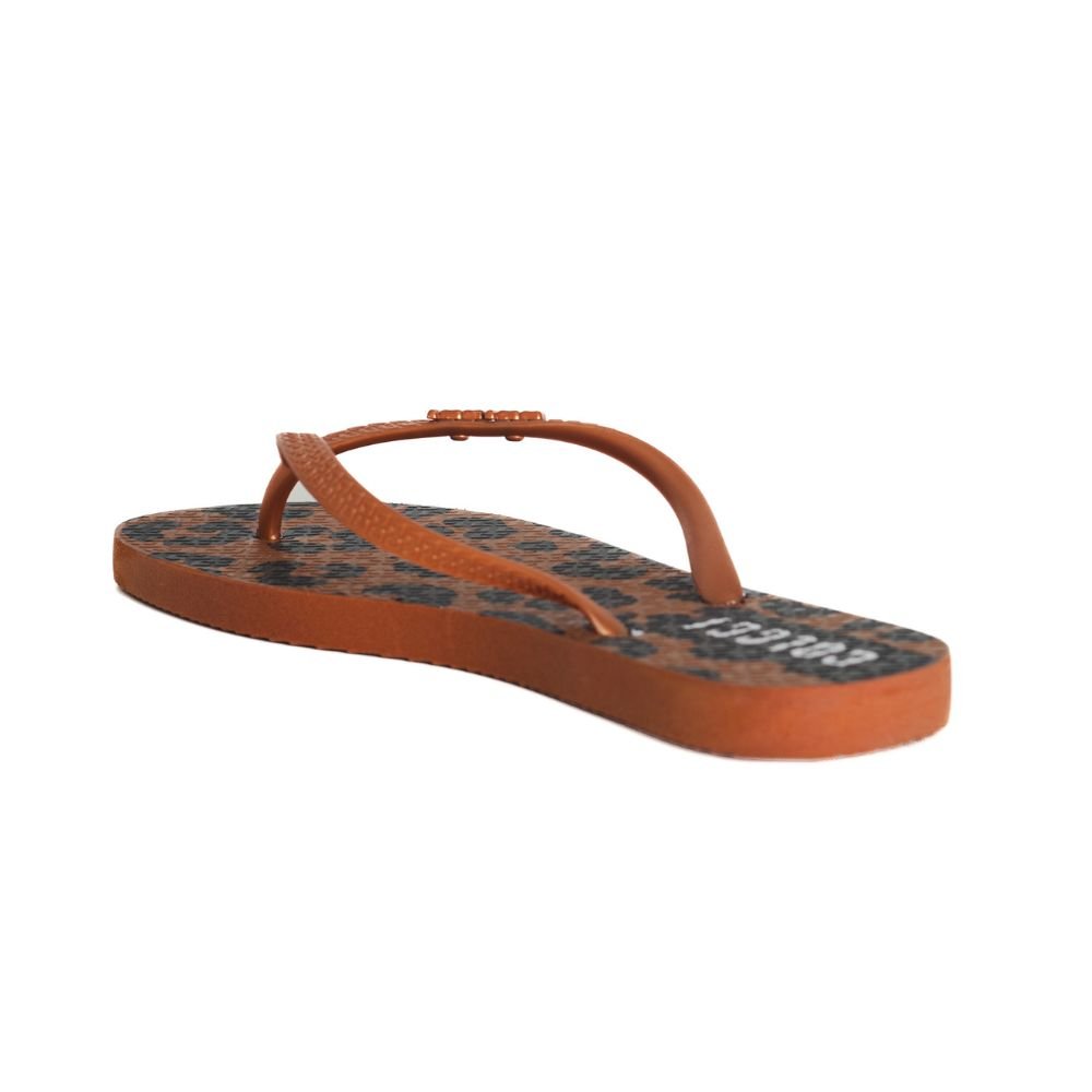 Chinelo Feminino Adulto Dedo Colcci Bronze Marrom 4