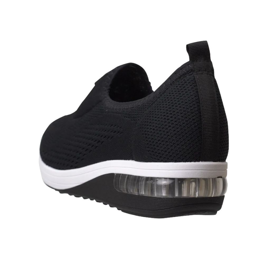 Tênis Moda Feminino Modare Ultra Conforto Preto Preto 3