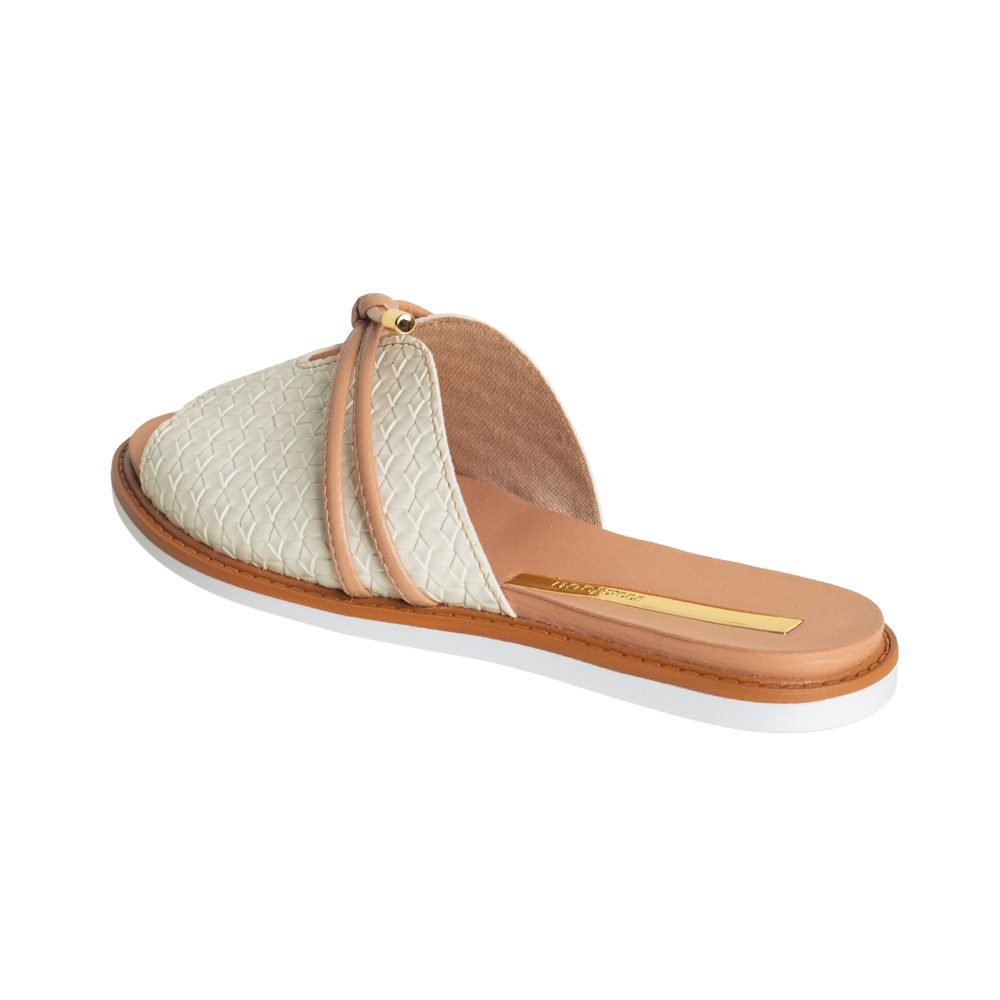 Tamanco Feminino Rasteiro Moleca 5443.116 Marrom 3