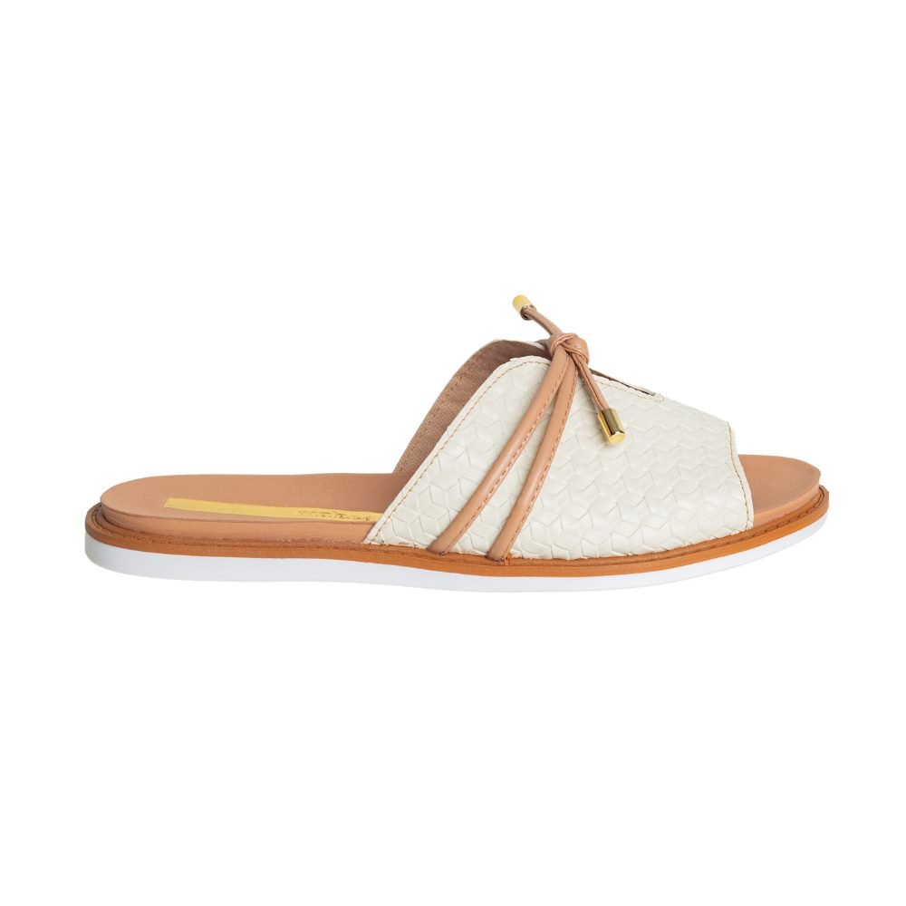 Tamanco Feminino Rasteiro Moleca 5443.116 Marrom 4