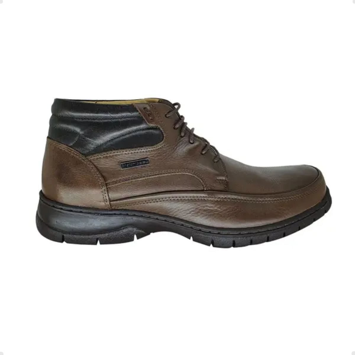 Coturno Masculino Adulto Casual Anatomic Gel Marrom Marrom 1