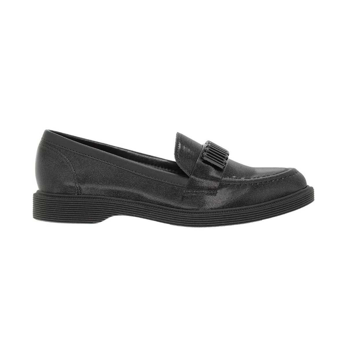 Sapato Feminino Mocassim Moleca Preto Preto 5