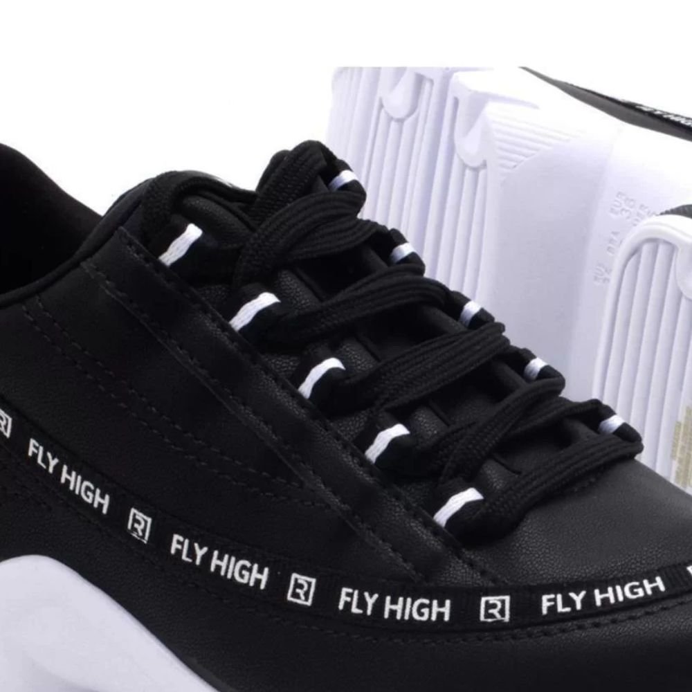 Tênis Moda Casual Feminino Ramarim 23-80104 Preto 2