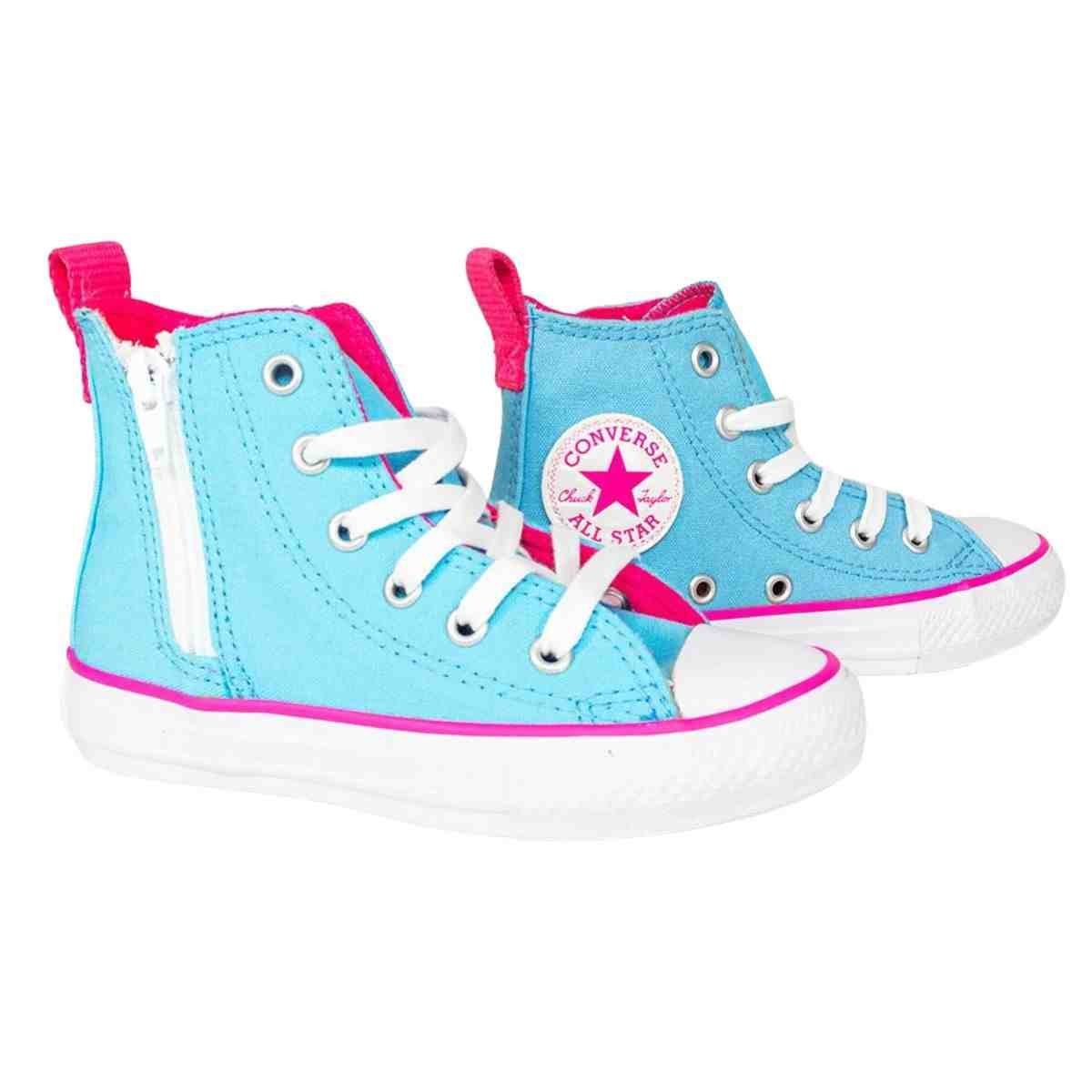 Tênis Infantil Casual Converse Chuck Taylor All Star Azul Azul 2