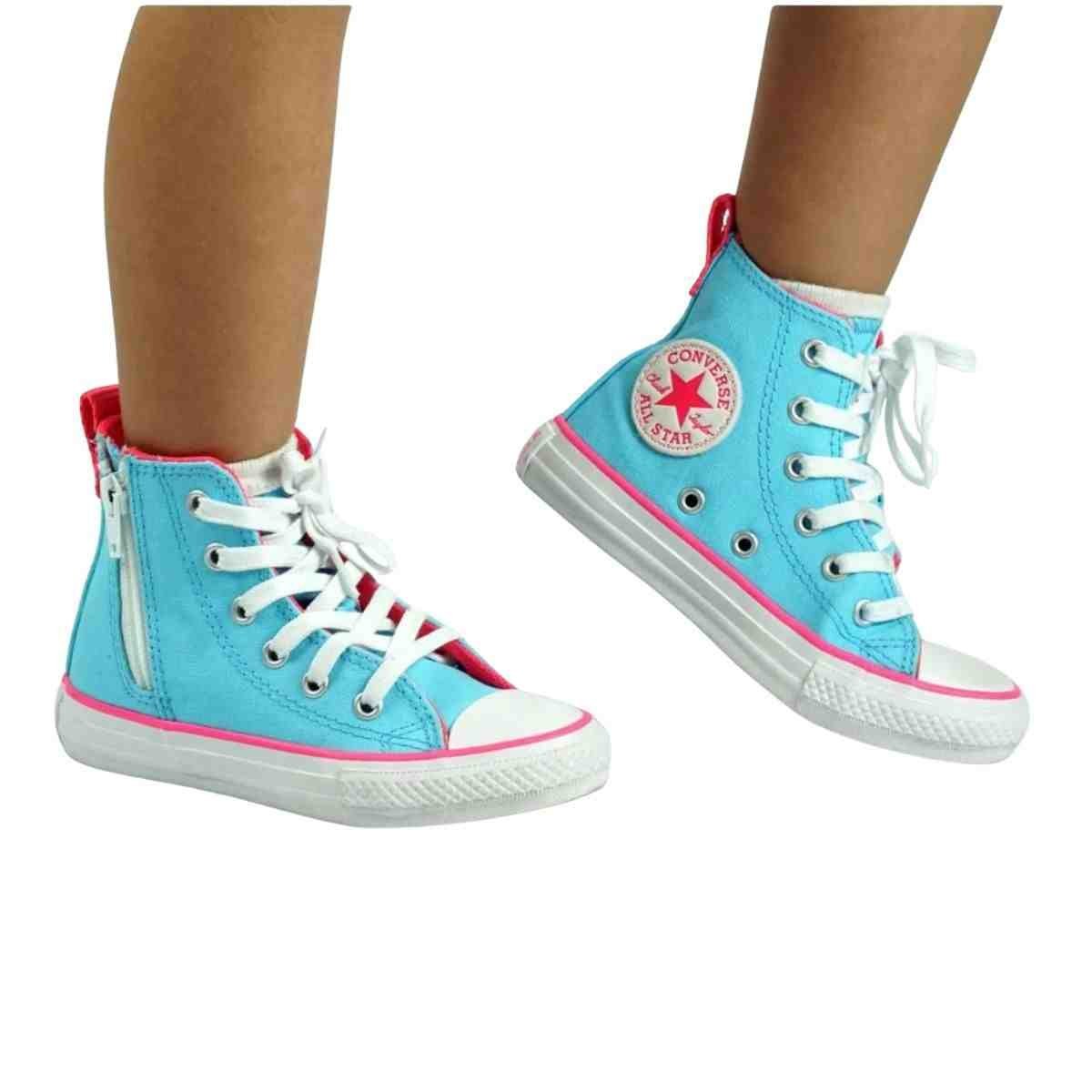 Tênis Infantil Casual Converse Chuck Taylor All Star Azul Azul 6