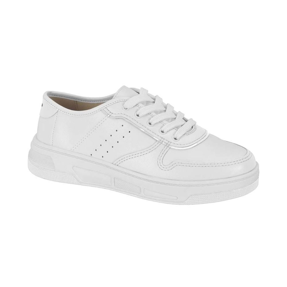 Tênis Moda Casual Feminino Moleca 5786.102 Branco 4