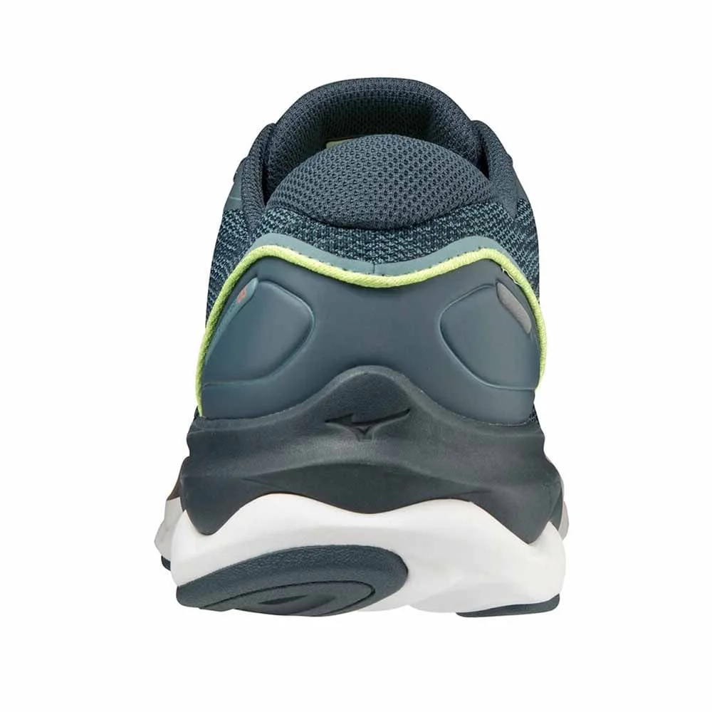 Tênis Running Masculino Mizuno Wave Skyrise 3 Verde Cinza 2